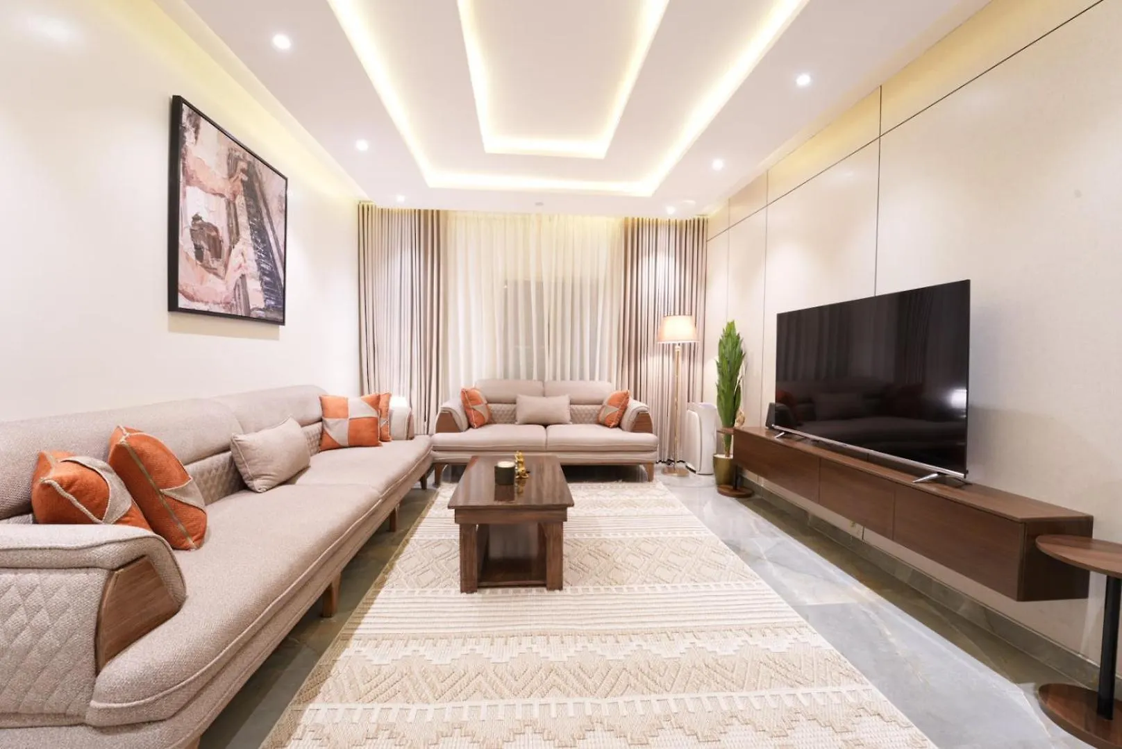 شقة بتصميم انيق بحي العقيق Riyadh Apartment